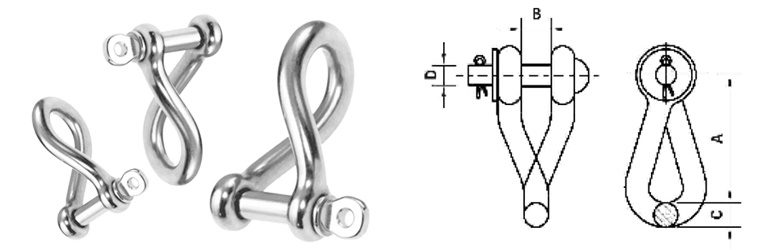 Twisted Shackle Supplier
